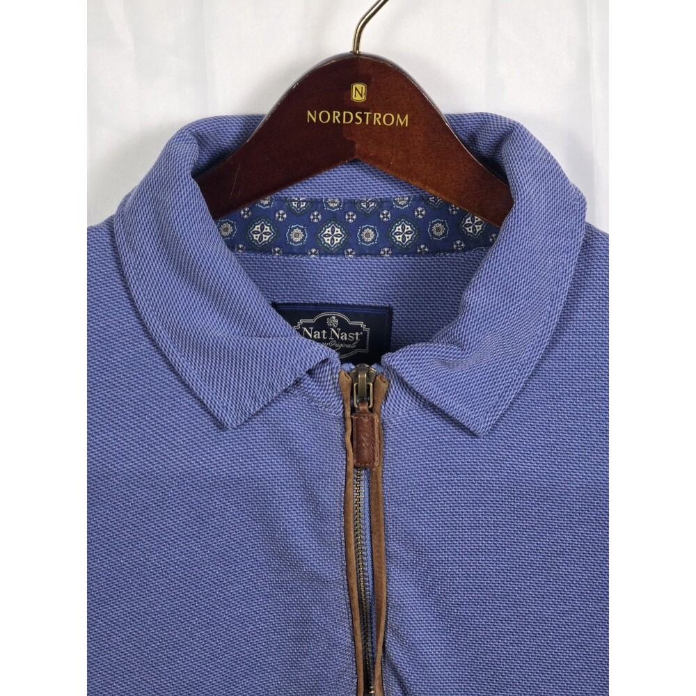 Nat Nast‎ Mens Size XXL 1/4 Zip Cotton Pullover With FLaws